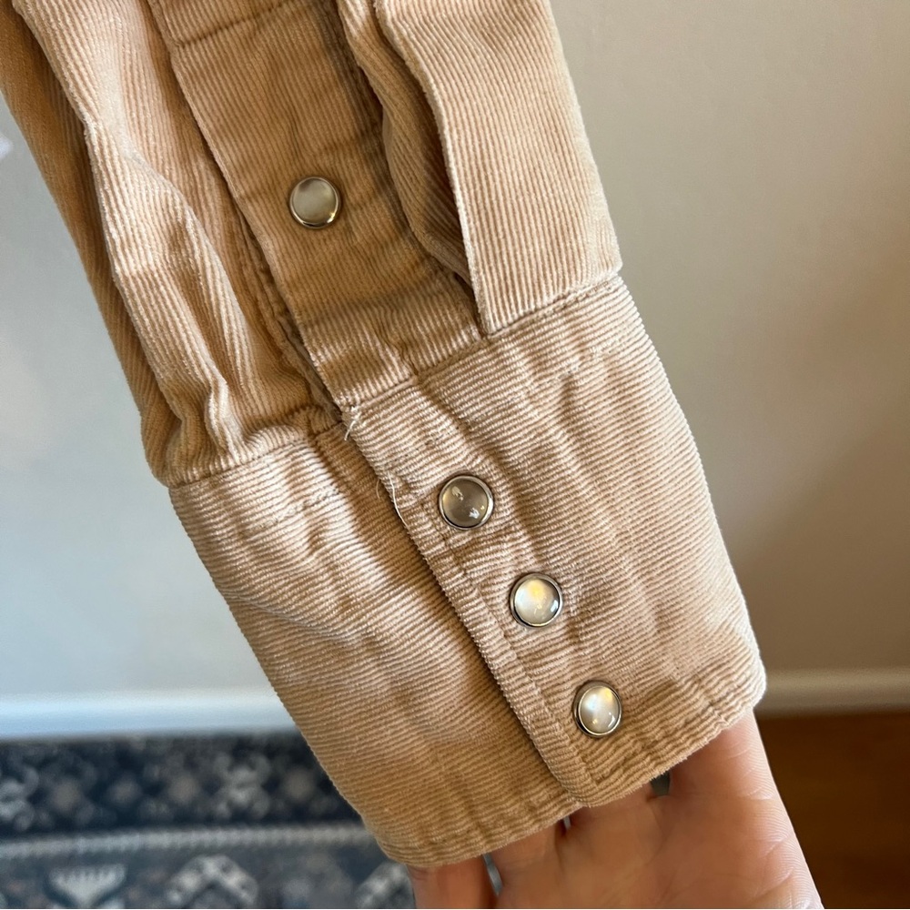 Vintage TemTex Corduroy Pearl Snap Button Up - Picture 12 of 16
